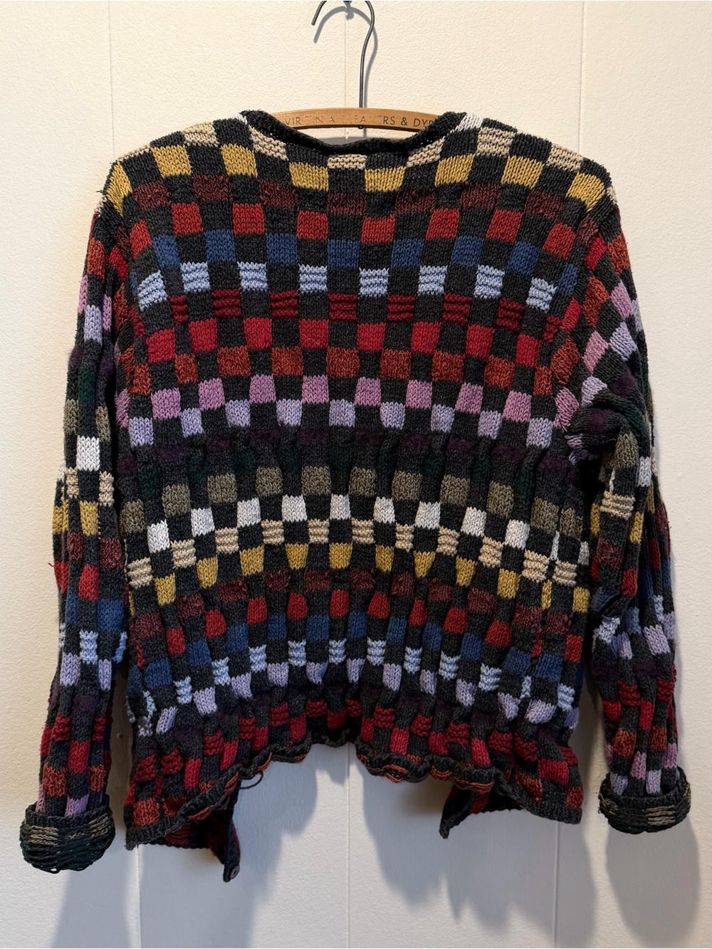 Talbots patchwork knit sweater - Picture 2 of 13
